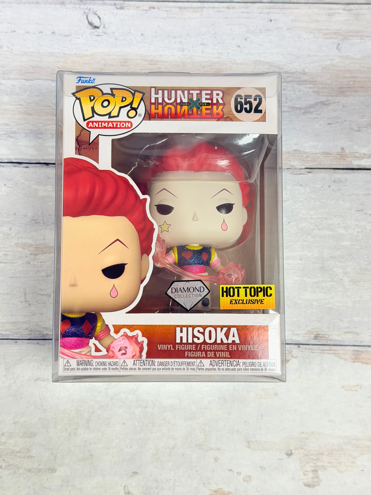 Funko POP! Hunter x Hunter Hisoka #652 Diamond Collection Hot Topic Exclusive