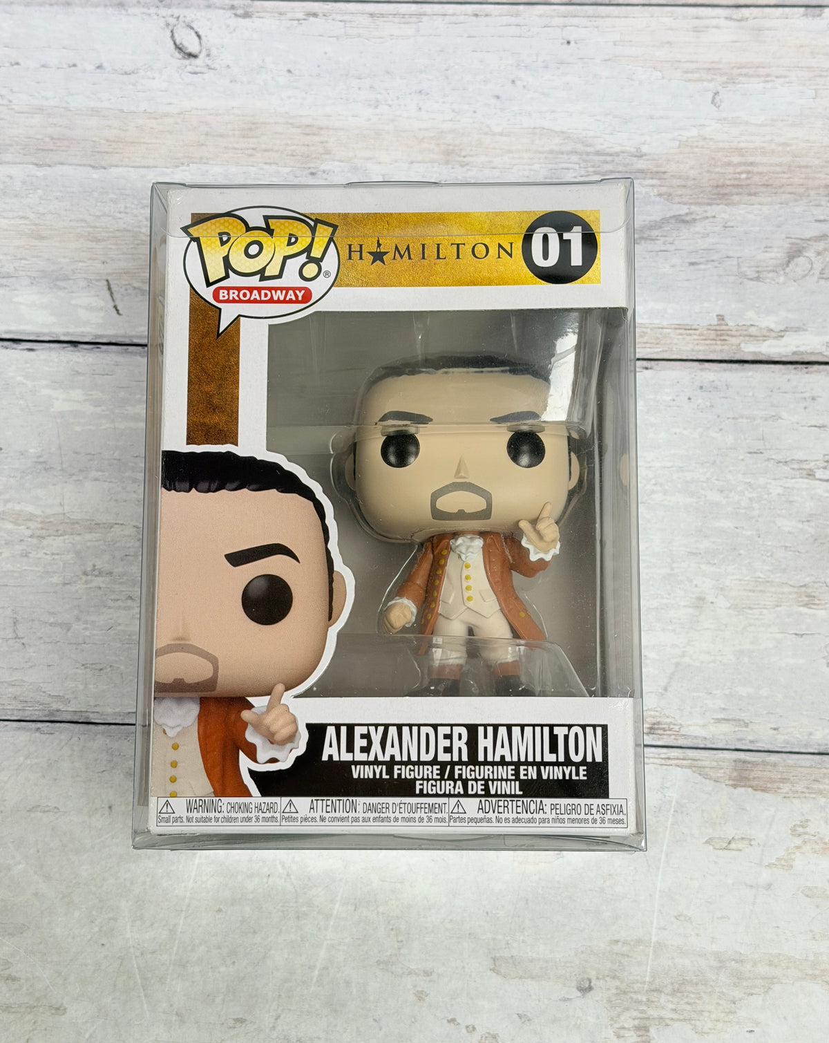 Funko POP! Broadway Hamilton Alexander Hamilton #01 Vaulted Vinyl Figure with Protector