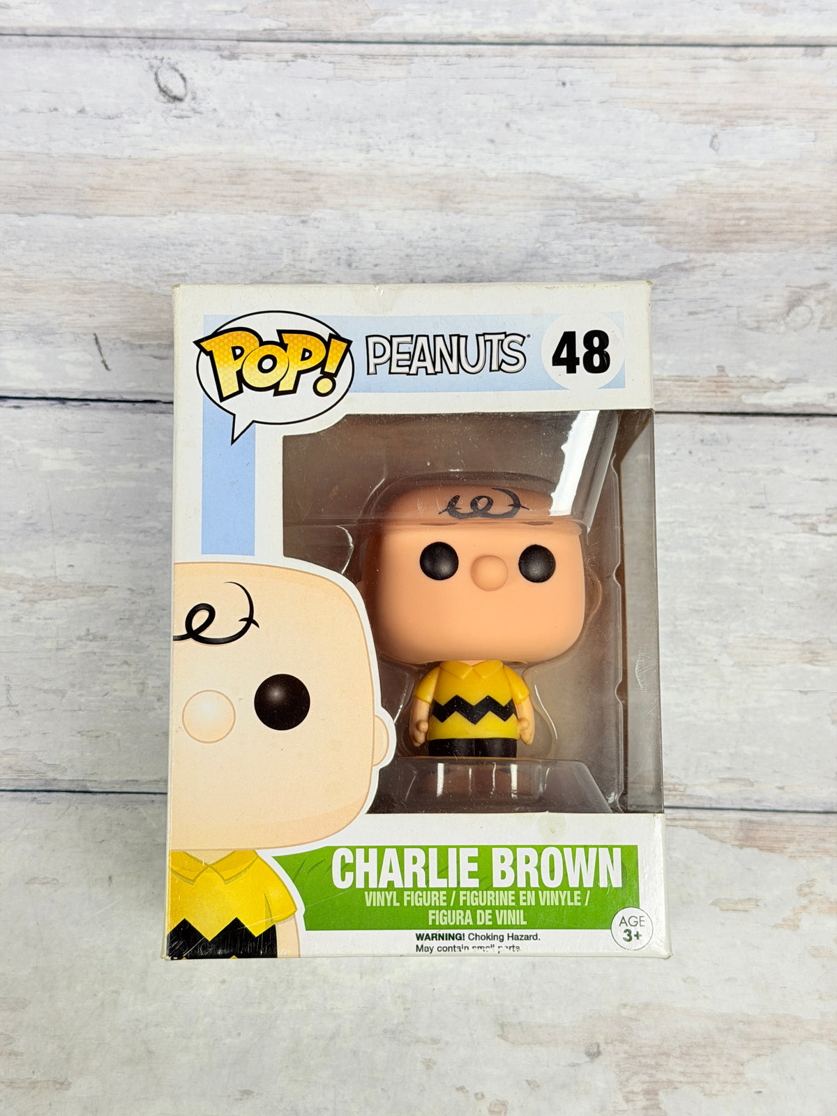 Funko Pop! Peanuts Charlie Brown #48 2015 Vinyl Figure – Box Wear