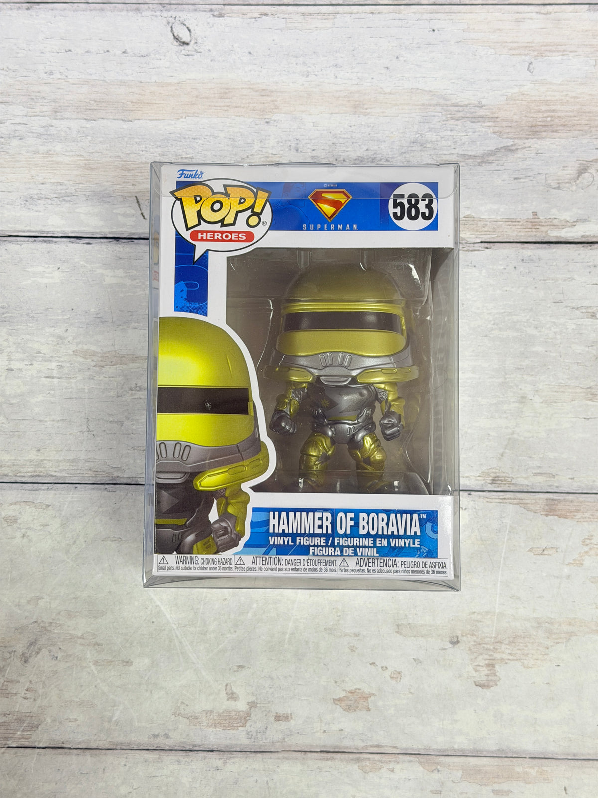 Funko Pop! Superman Hammer of Boravia #583 with Protector