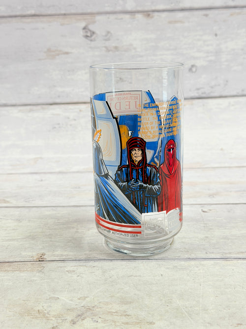 1983 Star Wars Return of the Jedi Luke Burger King Coca-Cola Glass
