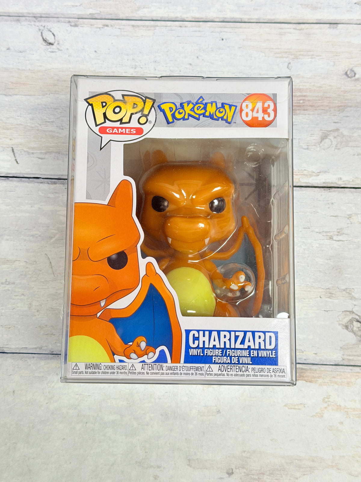 Funko Pop! Pokémon Charizard #843 Vinyl Figure with Protector