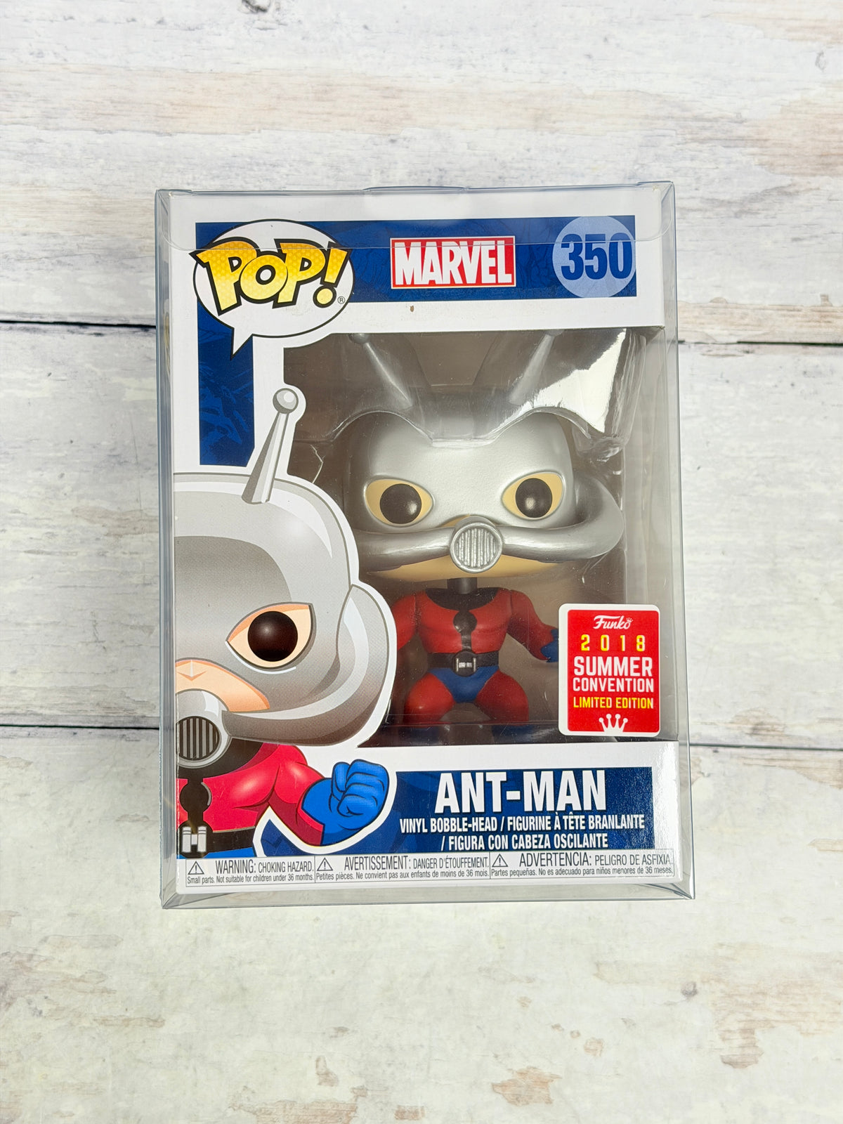 Marvel Funko Pop! Classic Ant-Man #350 2018 Summer Convention Exclusive