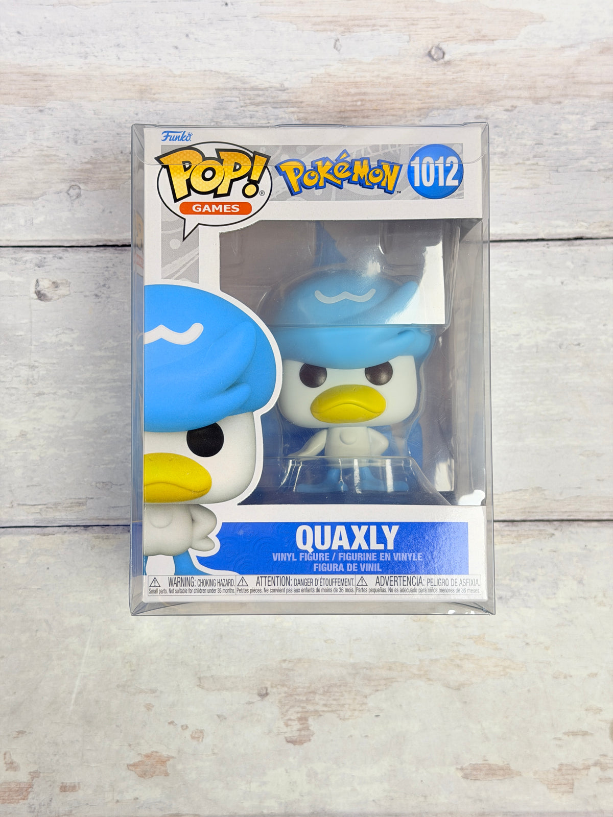Funko POP! Games Pokémon Quaxly #1012 Vinyl Figure with Protector
