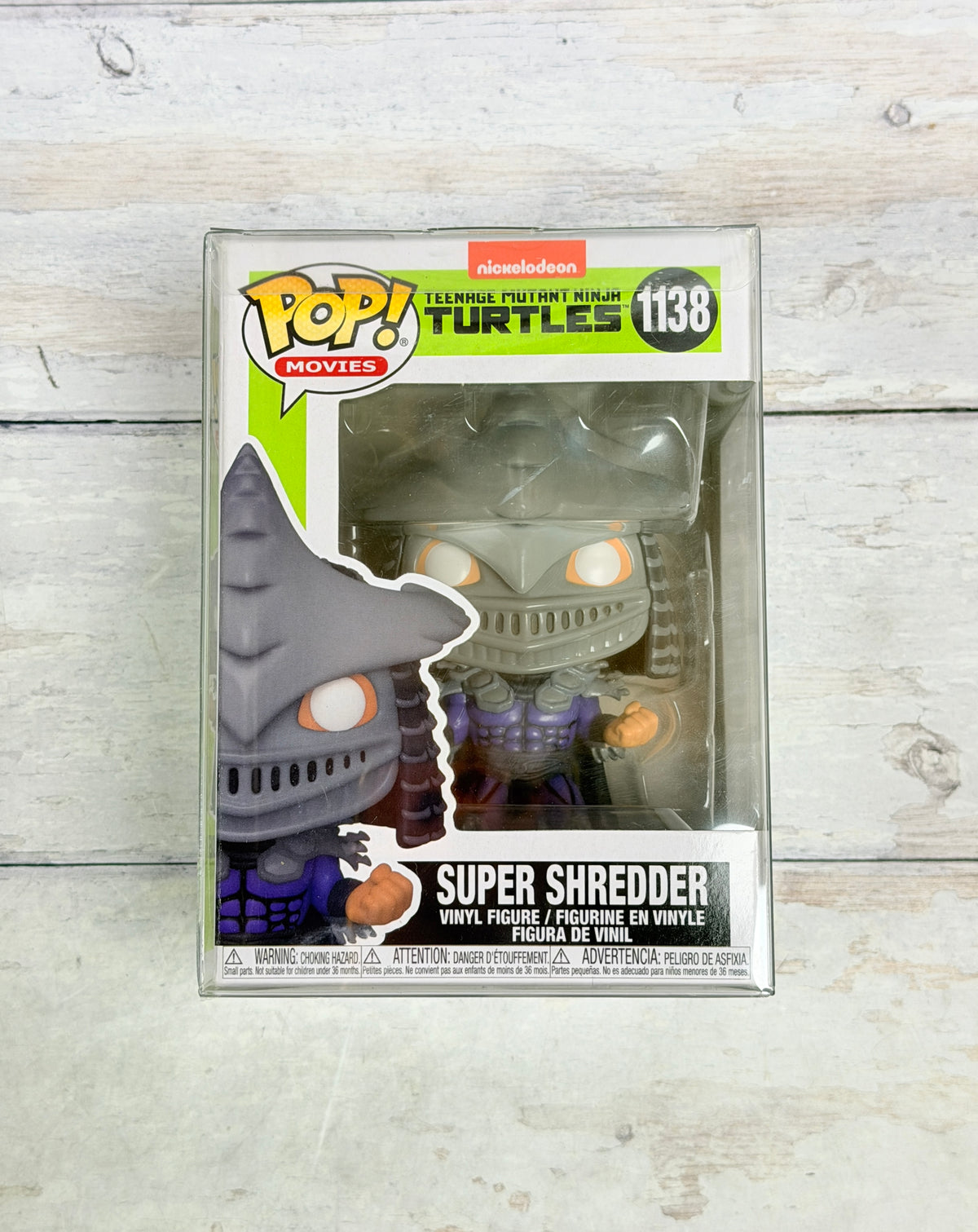 Funko POP! Movies TMNT Super Shredder #1138 Teenage Mutant Ninja Turtles with Protector