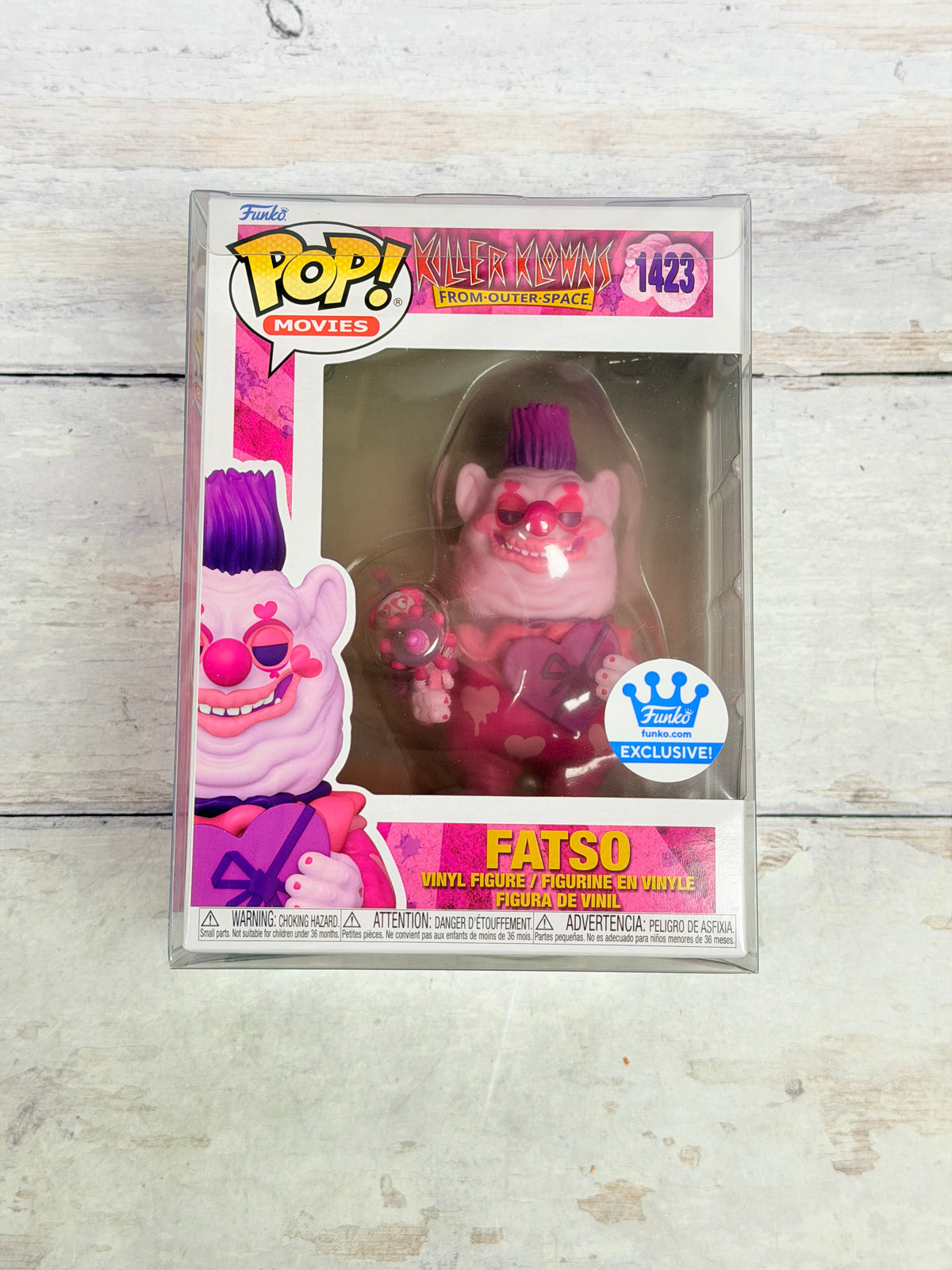 Funko Pop! Fatso #1423 Killer Klowns From Outer Space Valentine Funko Exclusive