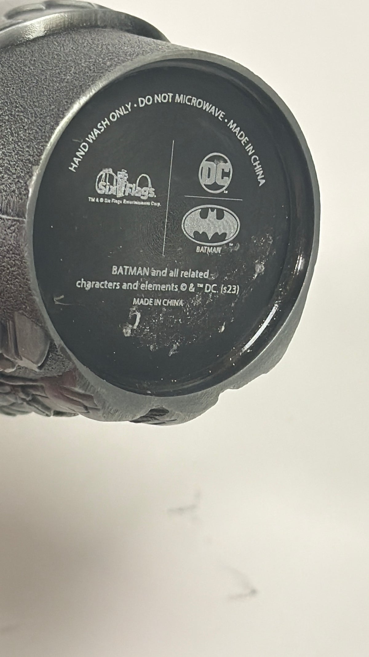 Six Flags Batman The Dark Knight Pewter Shot Glass