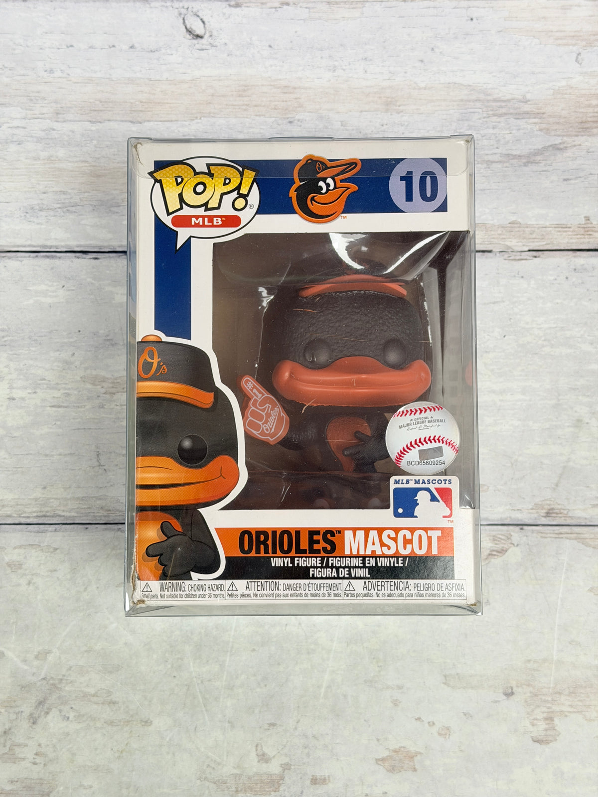 Funko POP! MLB Baltimore Orioles Mascot #10 Oriole Bird Vinyl Figure with Protector