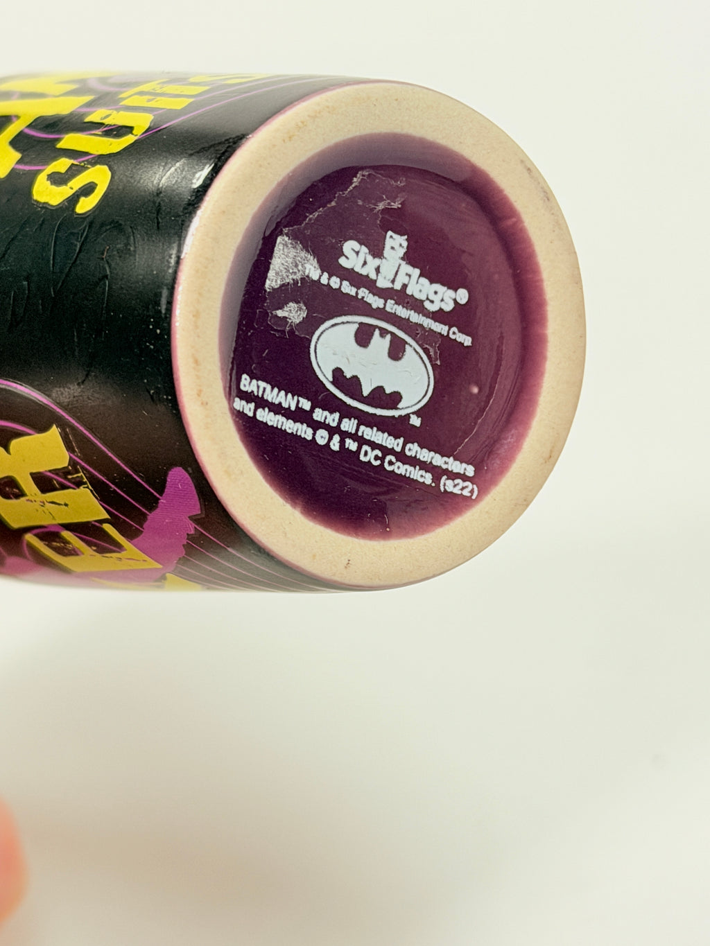 Six Flags The Joker Ceramic Shot Glass Anarchy Suits Me