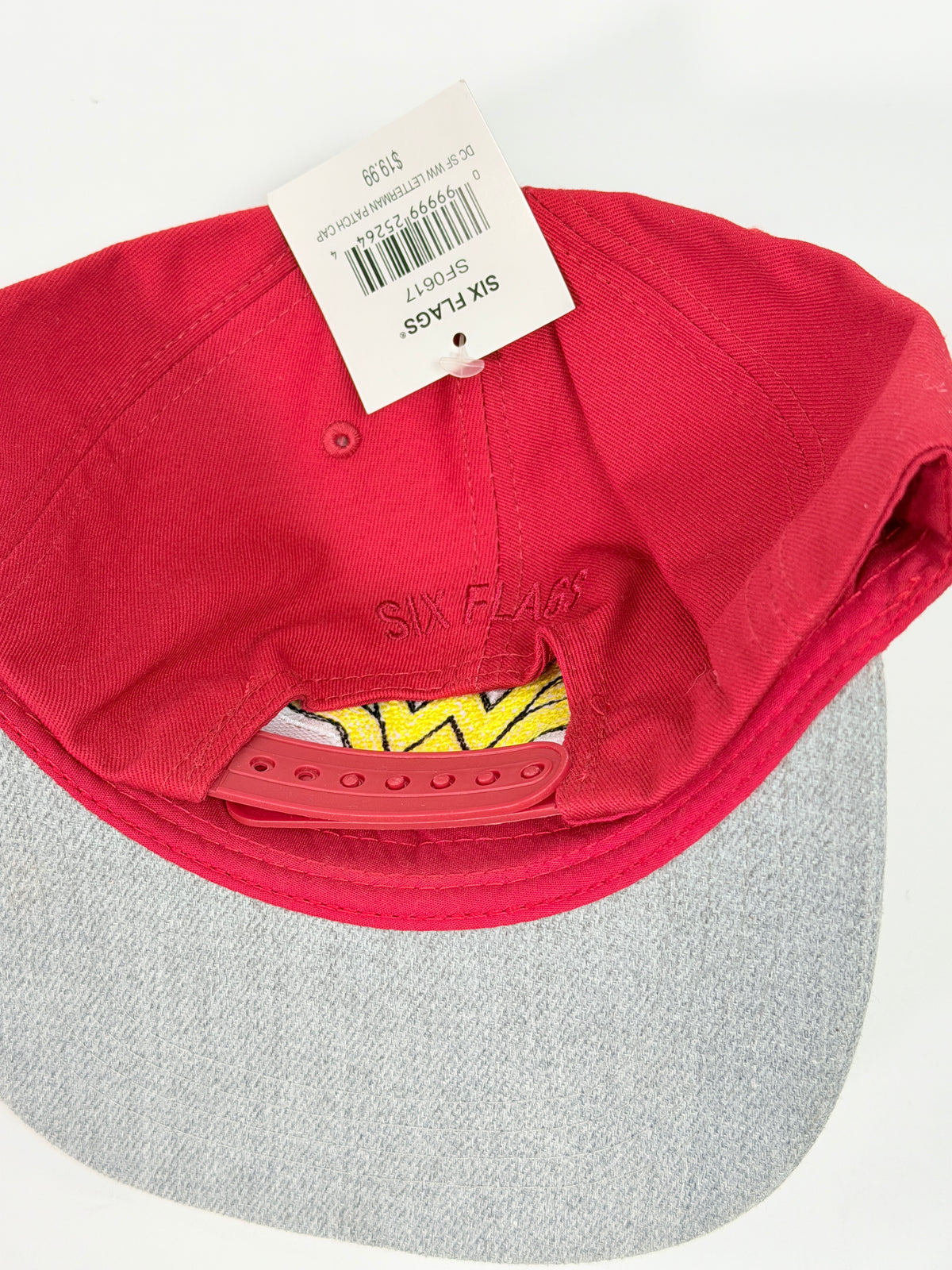 Six Flags Wonder Woman Embroidered Snap-Back Hat