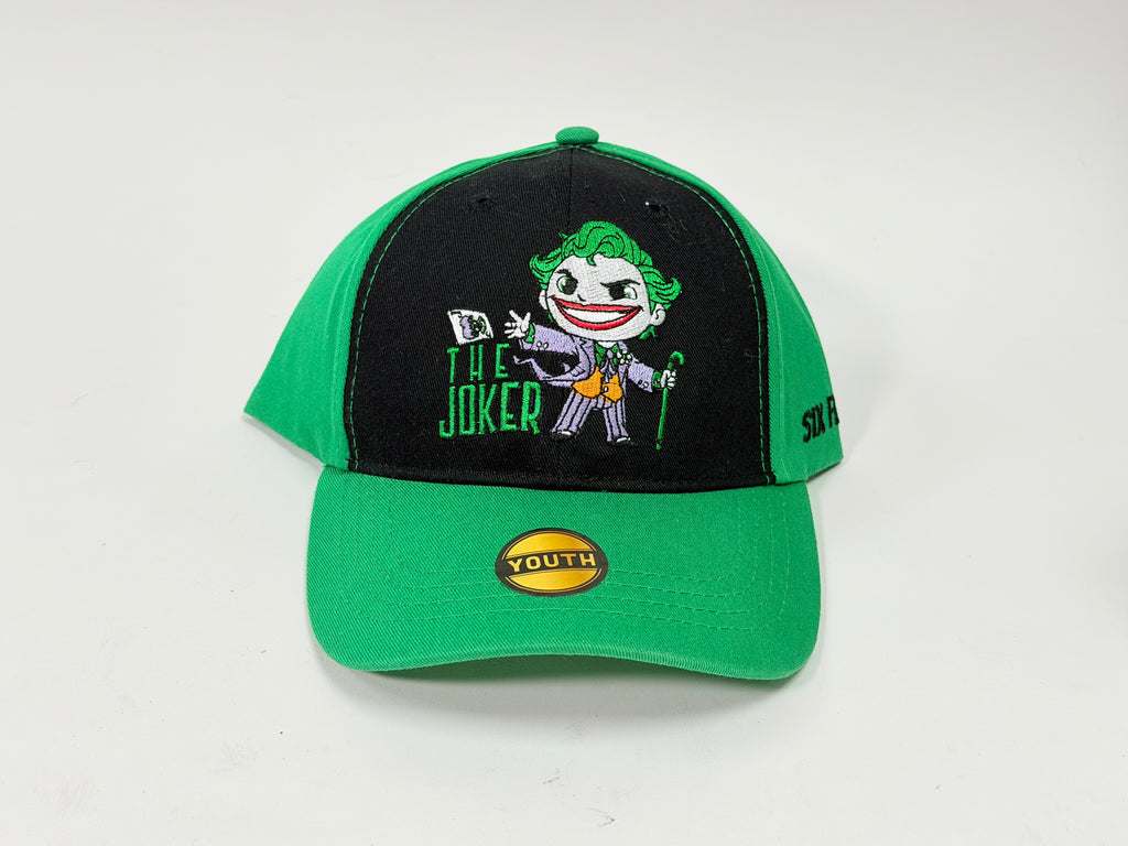 Six Flags The Joker Youth Velcro-Back Hat