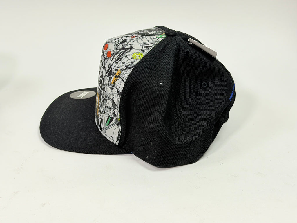 Six Flags DC Comics Villains Black Snap-Back Hat