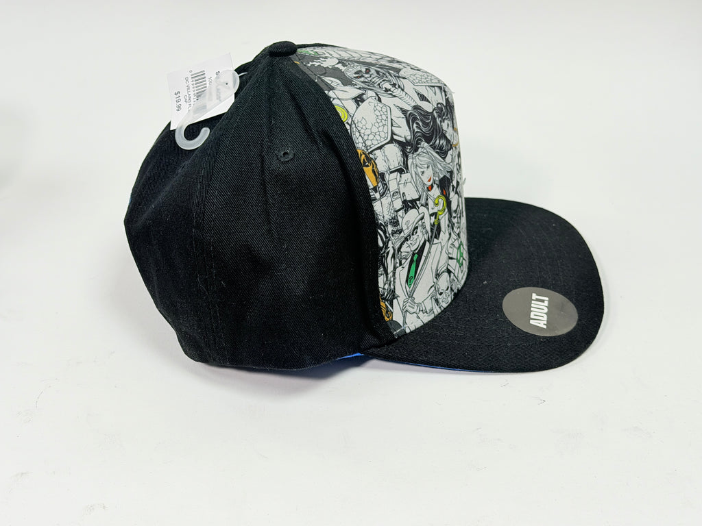 Six Flags DC Comics Villains Black Snap-Back Hat
