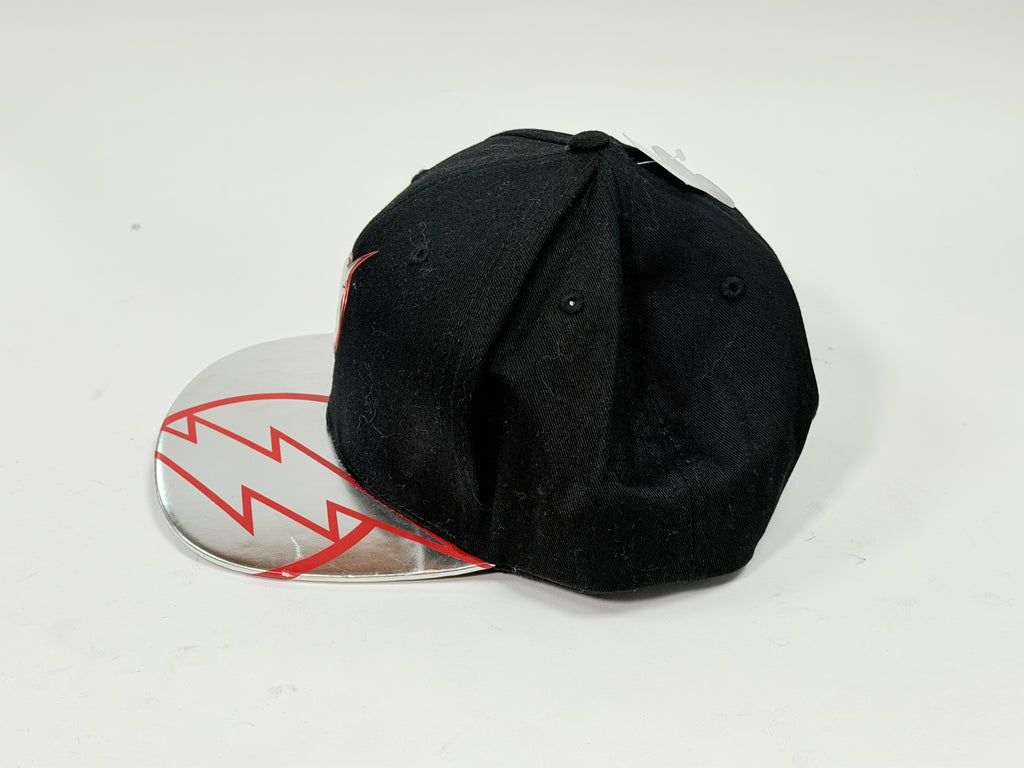 Six Flags The Flash Black with Foil Decal Snap-Back Hat