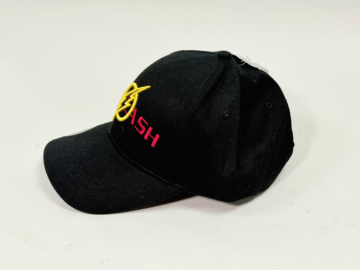 Six Flags Black The Flash Velcro-Back Hat