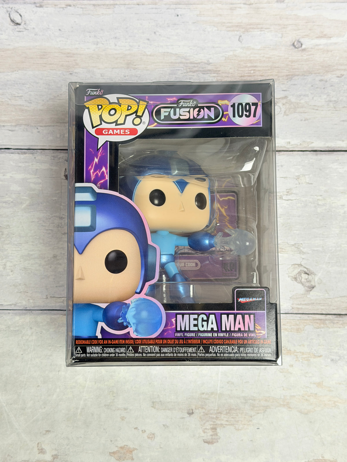 Funko Pop! Games Mega Man #1097 Funko Fusion with Protector