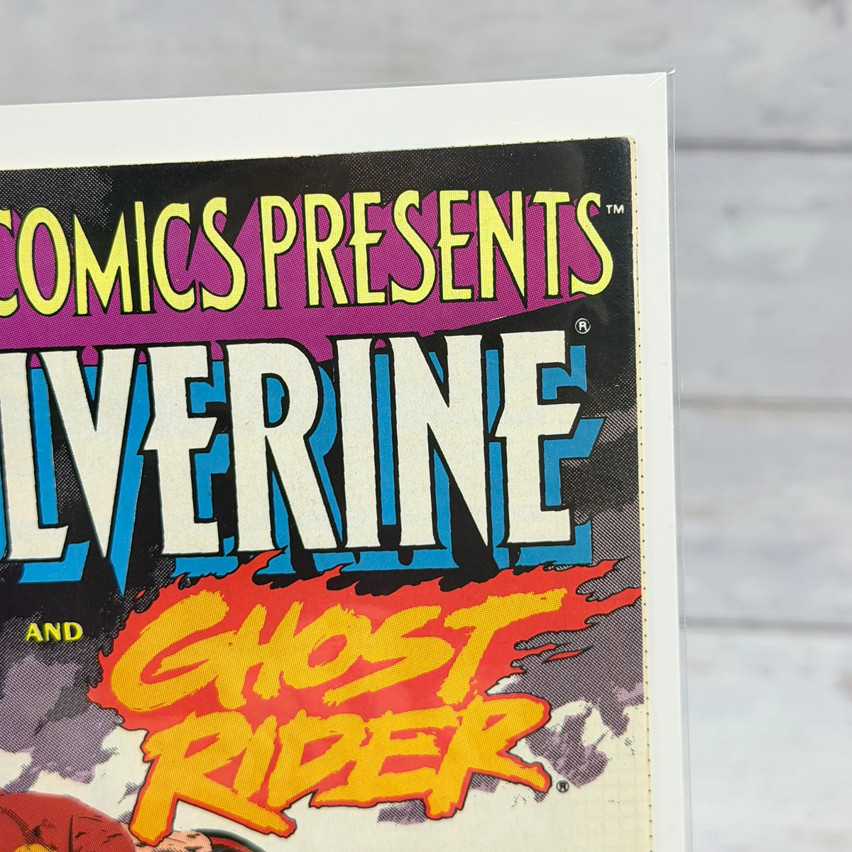 Upper right cover corner detail of Marvel Comics Presents #68