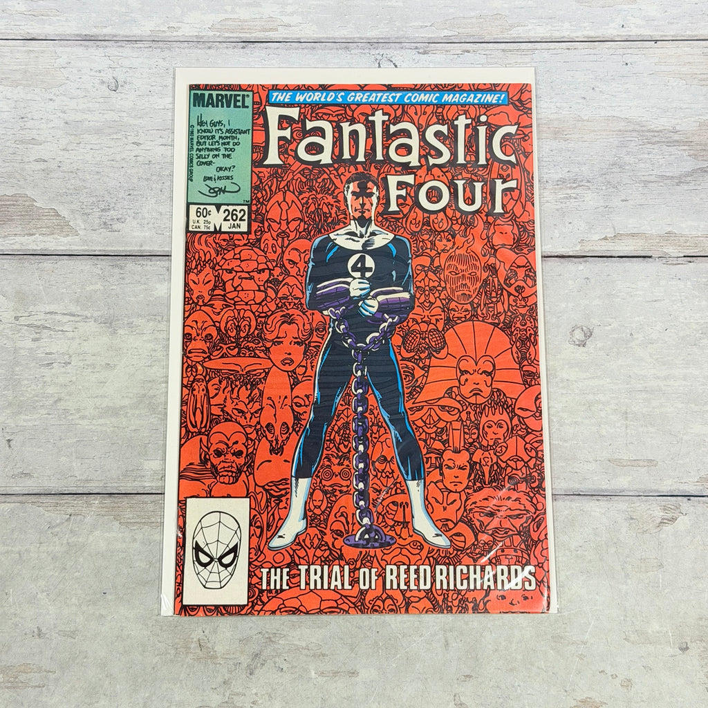Front cover of Fantastic Four #262 (1984), The Trial of Reed Richards