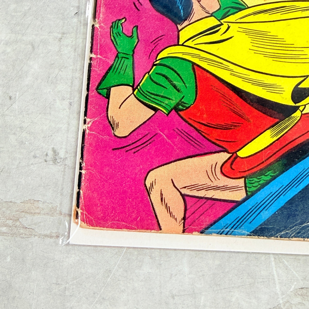 Detective Comics #323, front lower-left corner/spine detail
