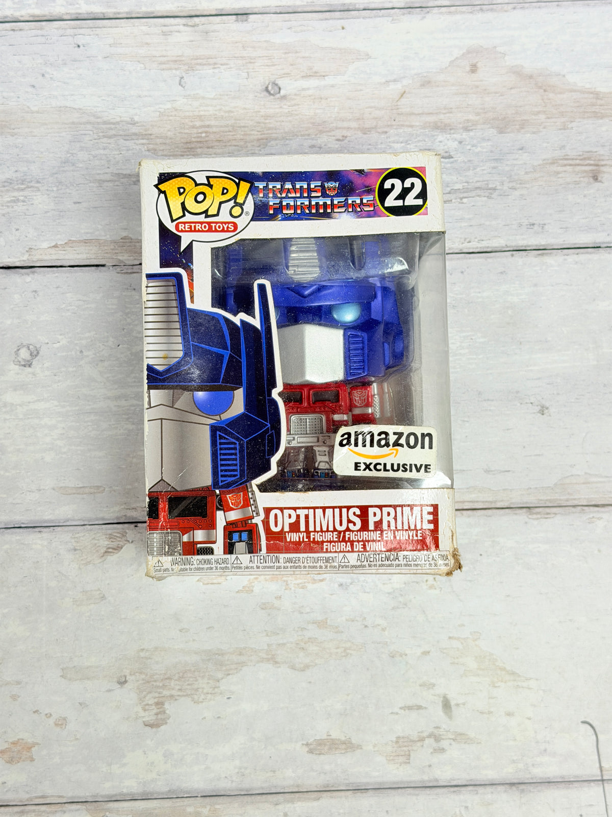 Funko Pop! Transformers Optimus Prime #22 Metallic Amazon Exclusive