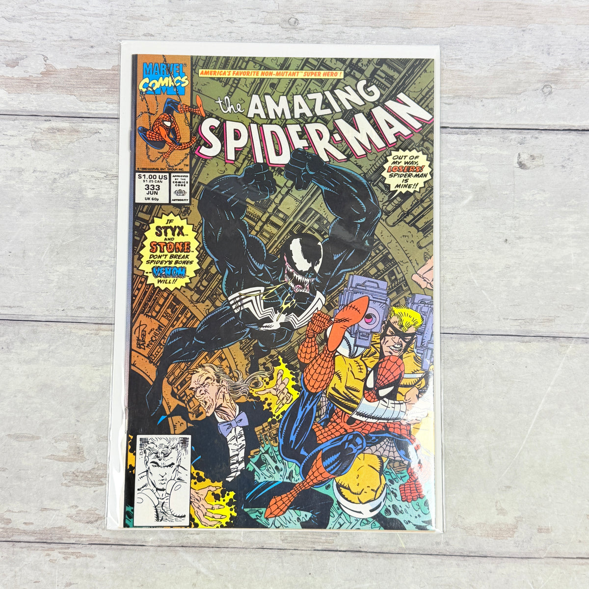 Amazing Spider-Man #333 (1990) Marvel Direct Edition — full front cover