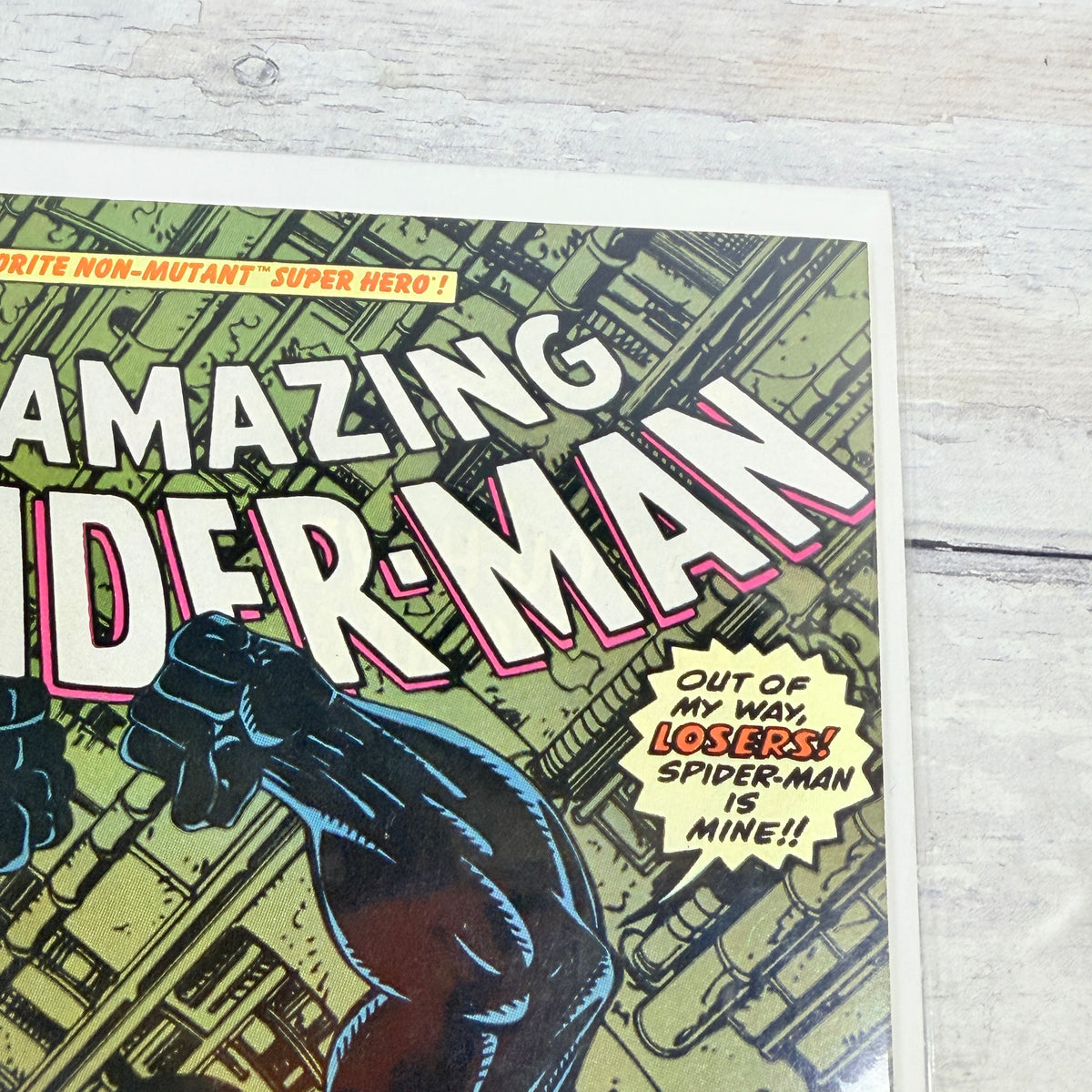 Amazing Spider-Man #333 (1990) Marvel Direct Edition — upper-right detail