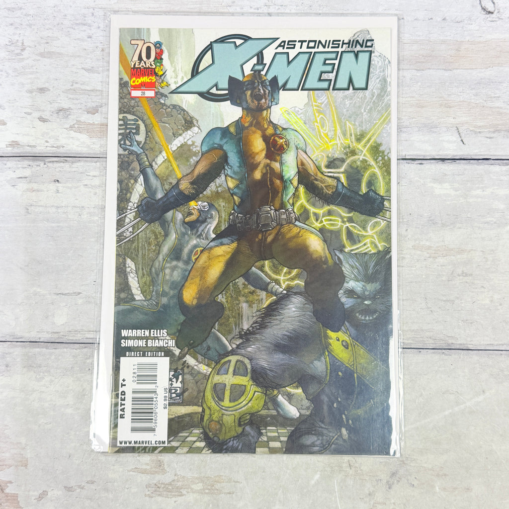 Astonishing X-Men #28 (2009): full front cover of the actual pre-owned copy.