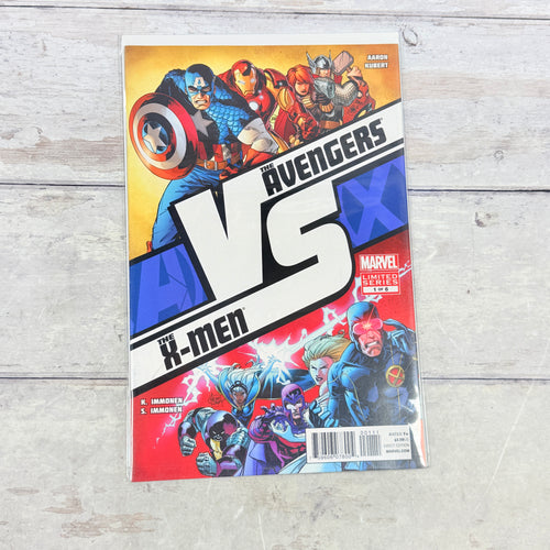 AVX: VS #1 (2012) Adam Kubert cover: full front cover of the actual pre-owned copy.