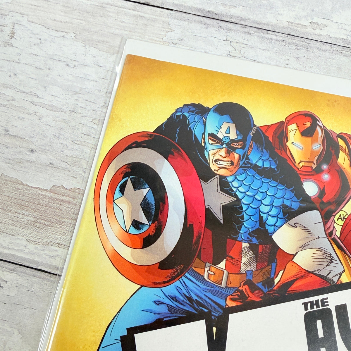 AVX: VS #1 (2012) Adam Kubert cover: upper-left front corner and issue detail of the actual pre-owned copy.
