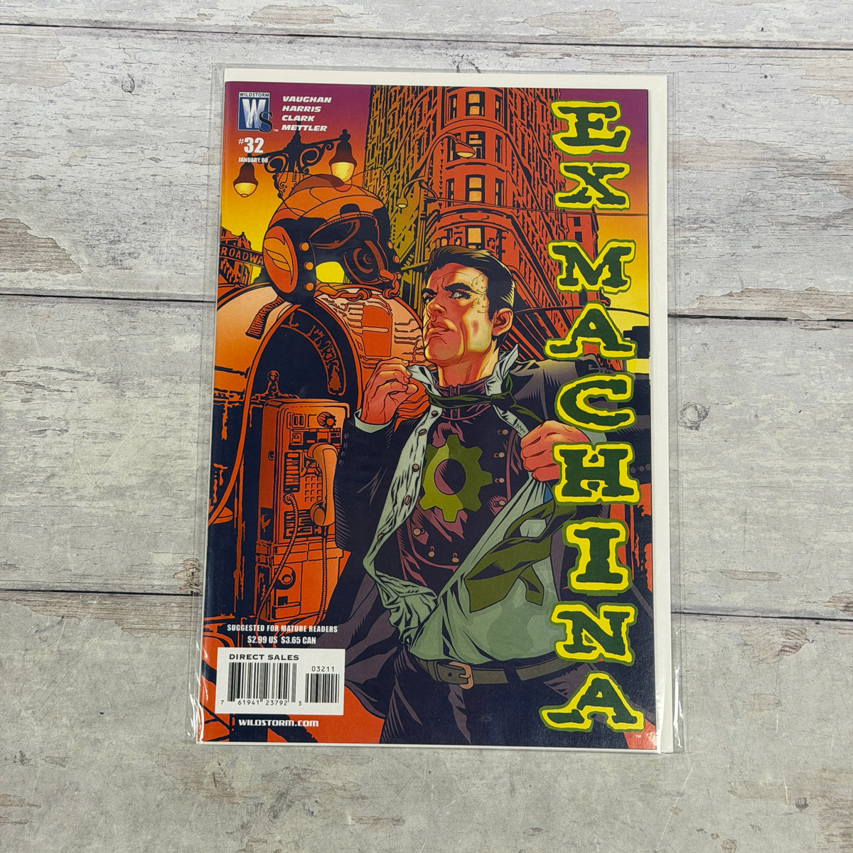 Ex Machina #32 (2008), Direct Sales, actual copy front cover