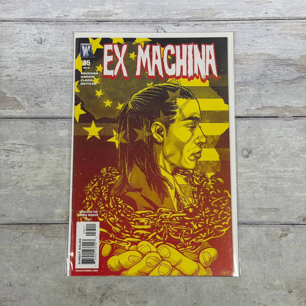 Ex Machina #35 (2008), Direct Sales, actual copy front cover