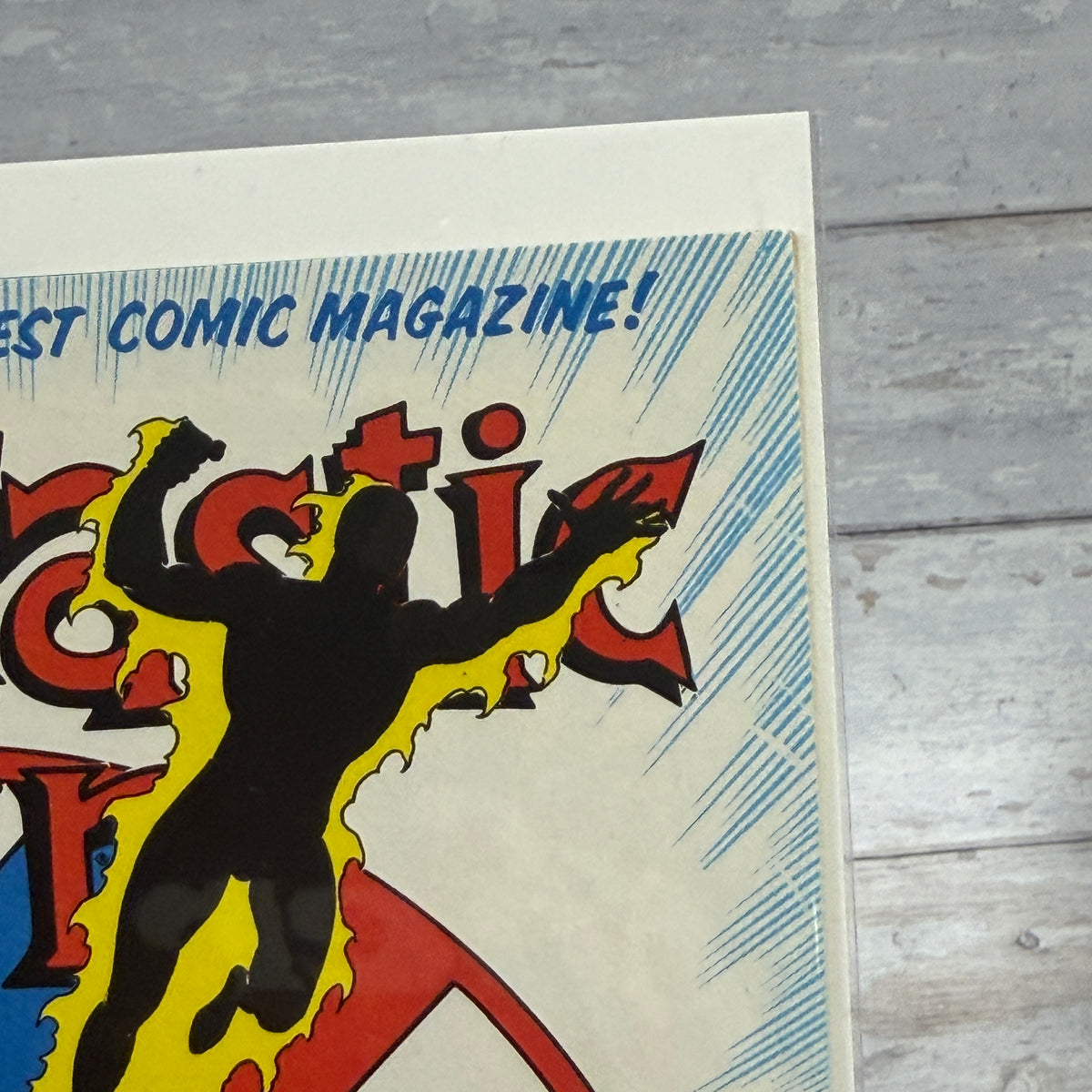 Fantastic Four #381 (1993), Direct Edition, actual copy cover detail 4