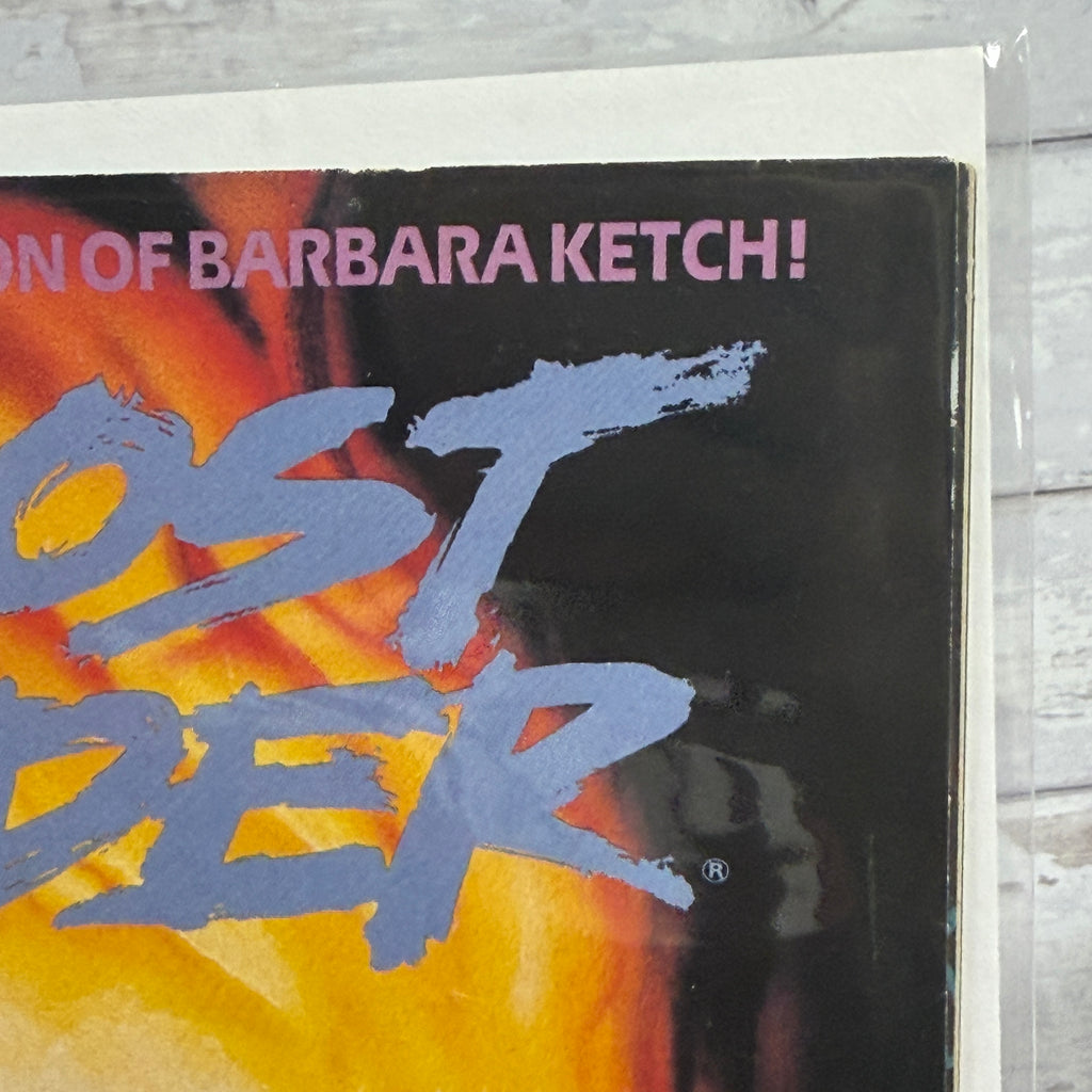 Ghost Rider #18 (1991), actual copy cover condition detail 4