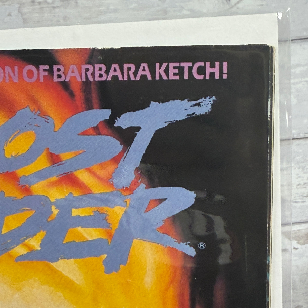 Ghost Rider #18 (1991), actual copy cover condition detail 4
