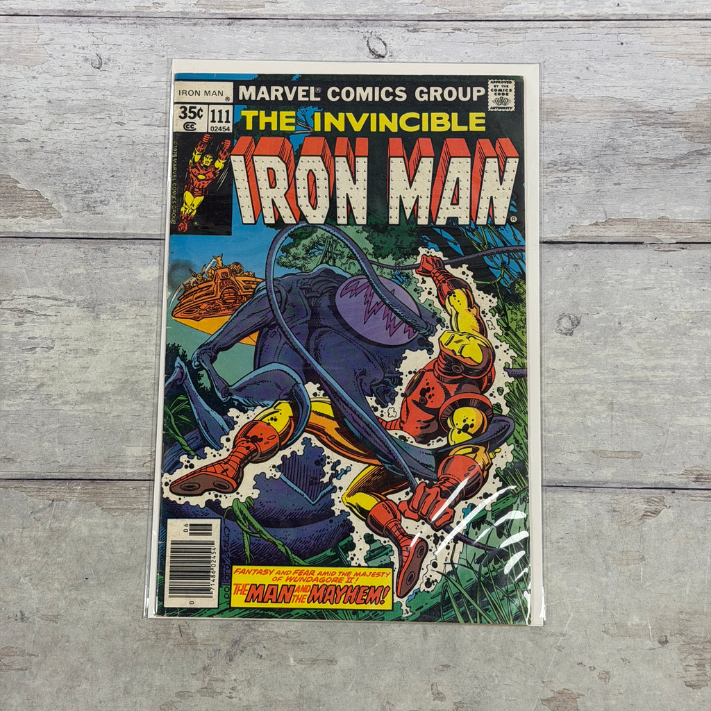 Iron Man #111 (1978), actual copy front cover