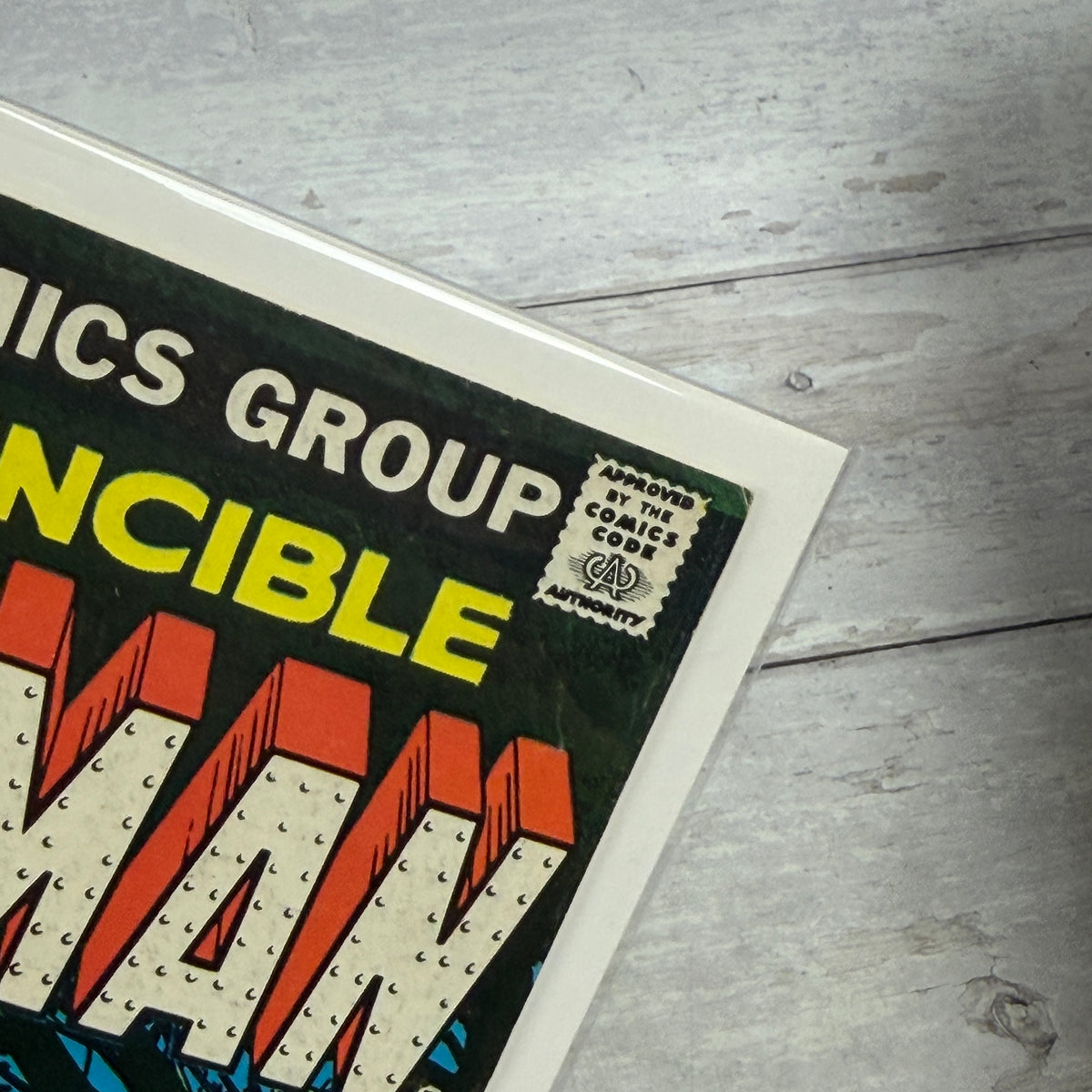 Iron Man #111 (1978), actual copy cover condition detail 2