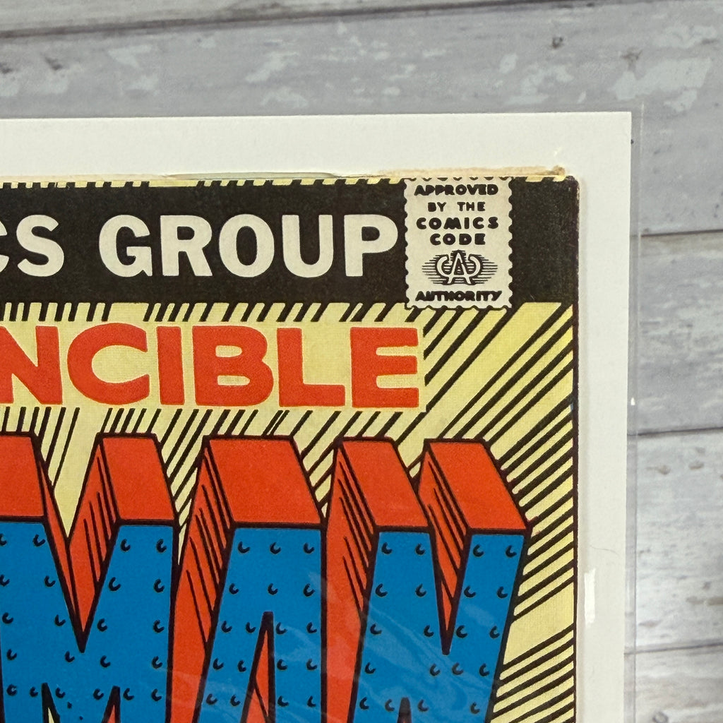 Iron Man #127 (1979), actual copy upper-right cover and corner detail