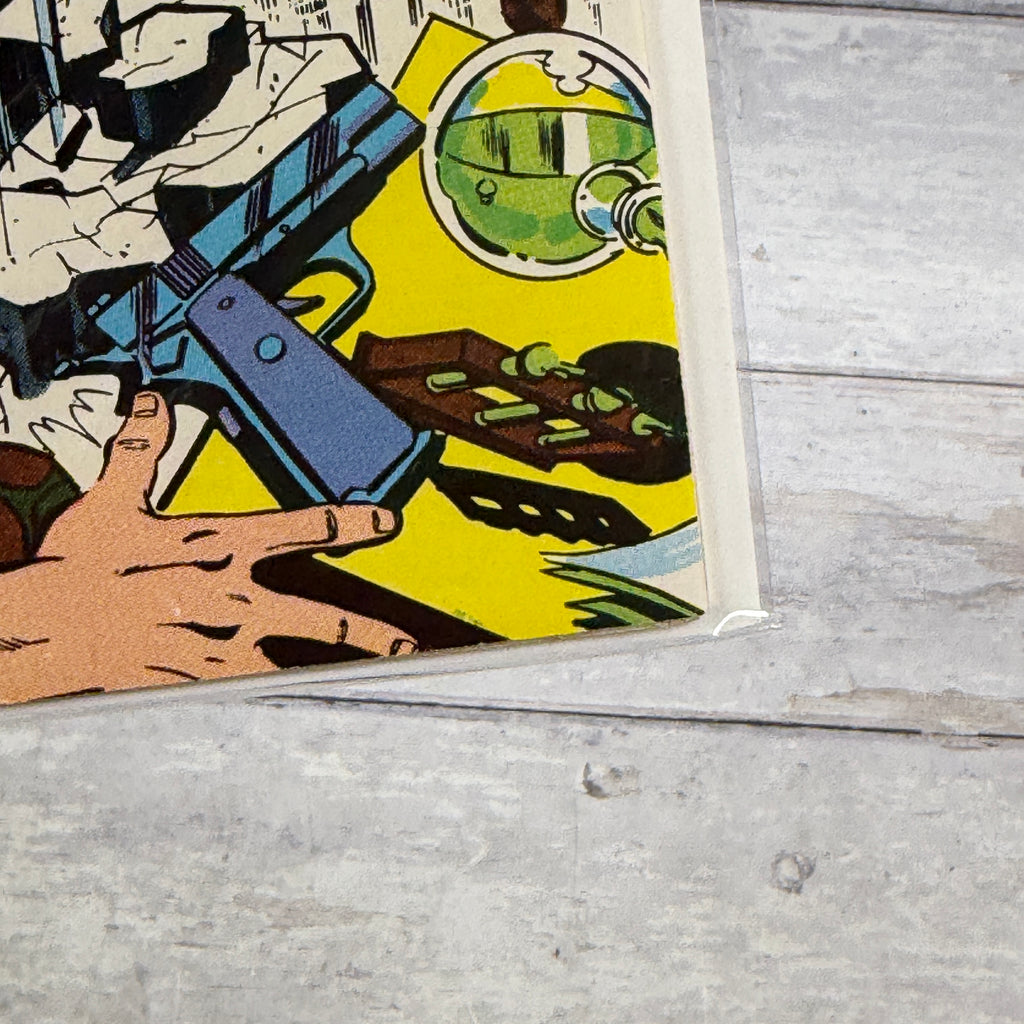 Iron Man #148 (1981), Newsstand, actual copy cover detail 1