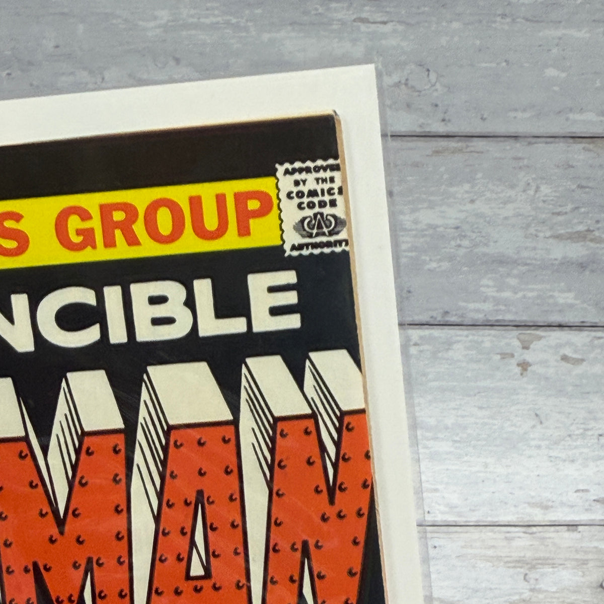 Iron Man #148 (1981), Newsstand, actual copy cover detail 4