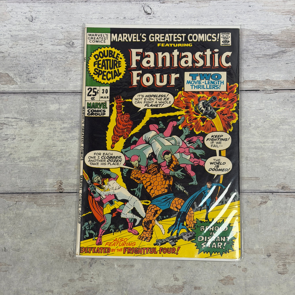 Marvel’s Greatest Comics #30 (1971), 25-Cent Cover, actual copy front cover