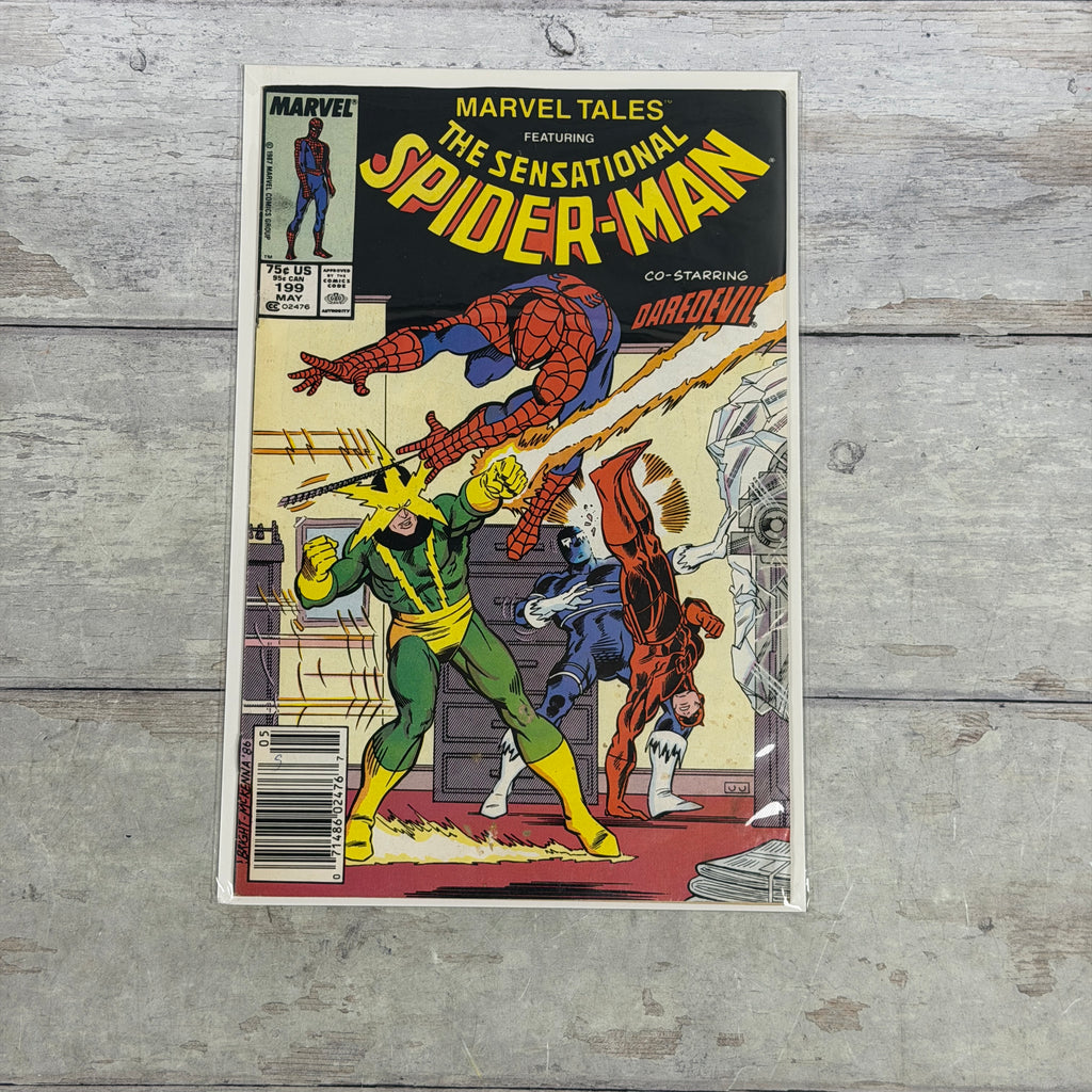 Marvel Tales #199 (1987), Newsstand, actual copy front cover