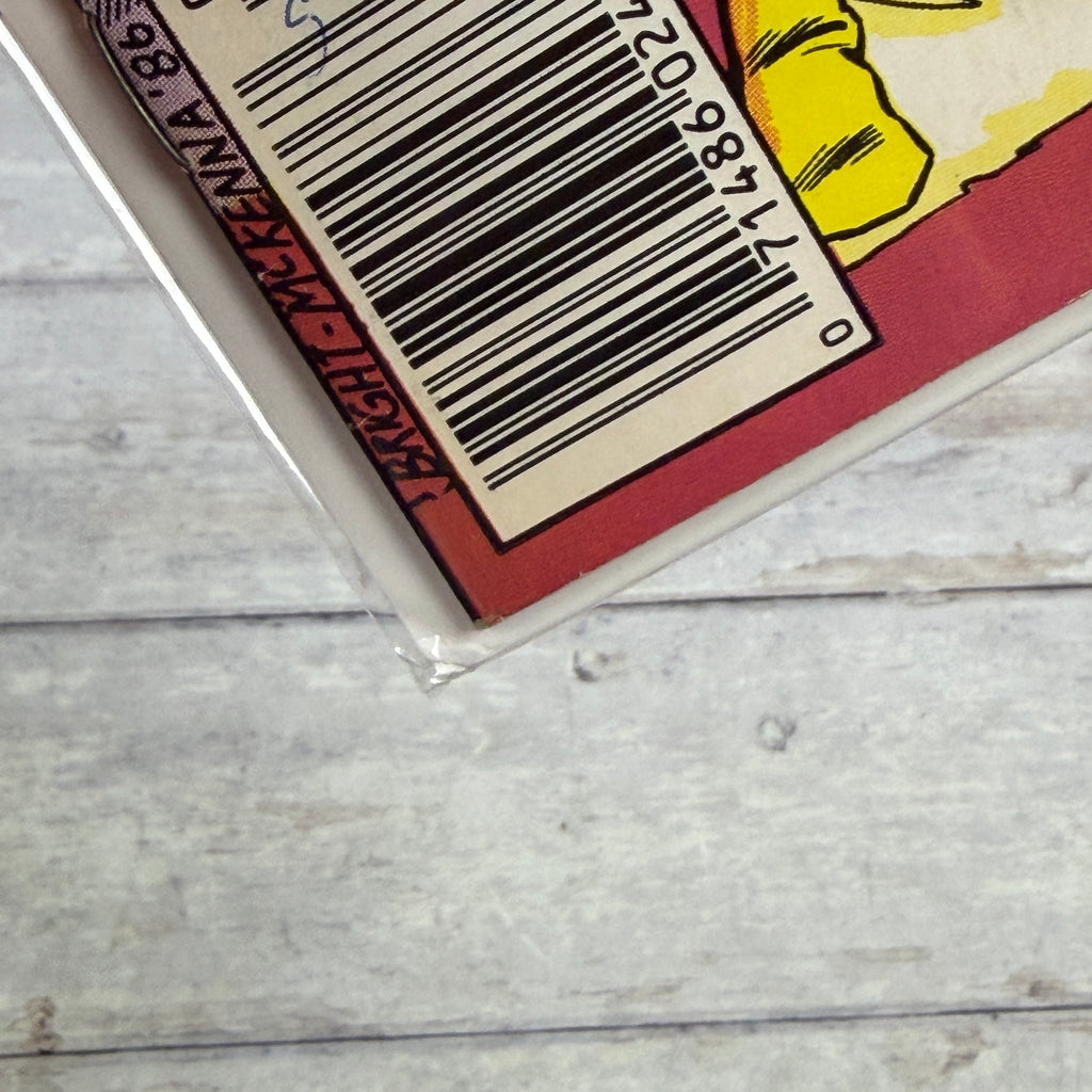 Marvel Tales #199 (1987), Newsstand, actual copy cover detail 2