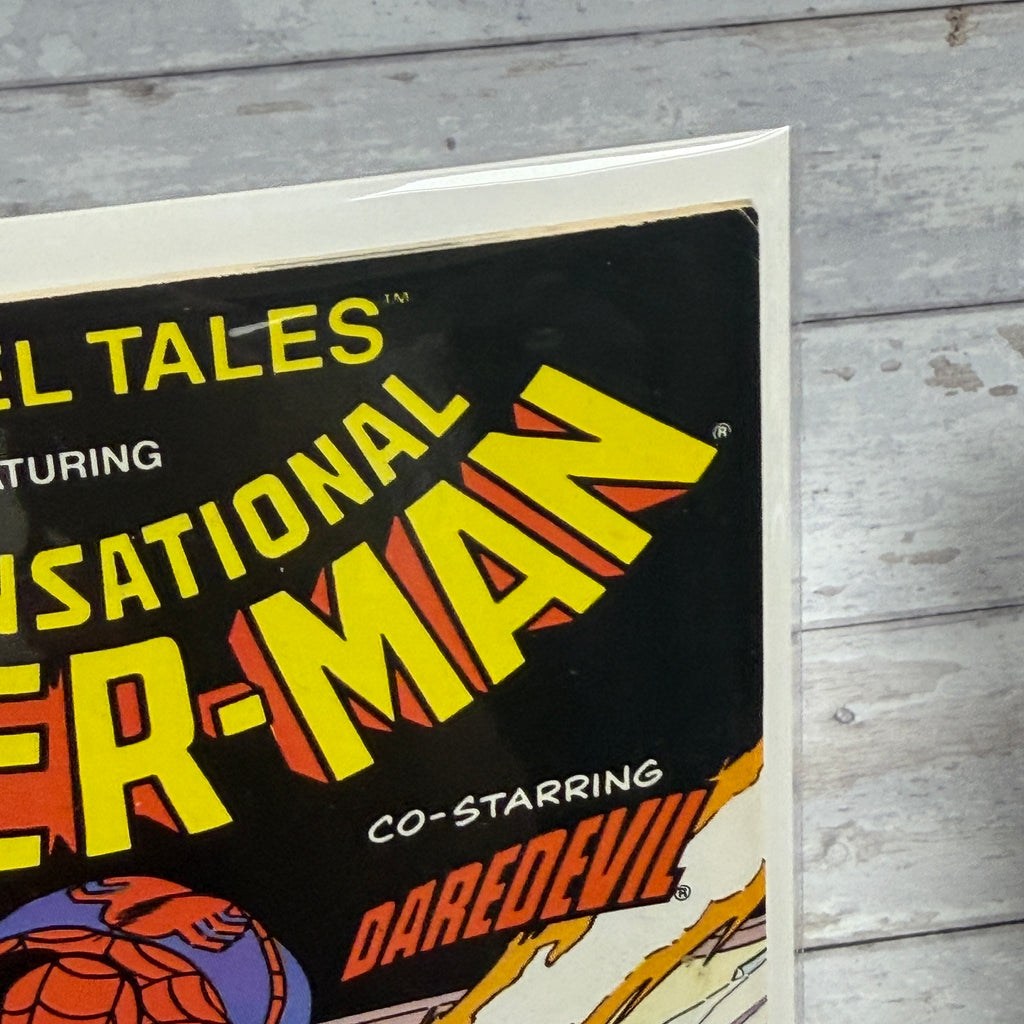 Marvel Tales #199 (1987), Newsstand, actual copy cover detail 3