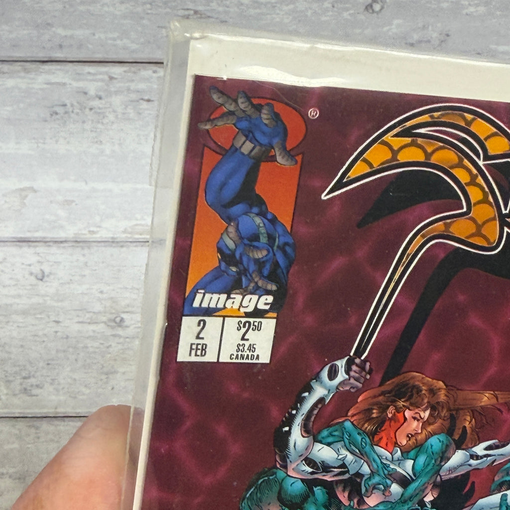 Siege #2 (1997), actual copy cover condition detail 3