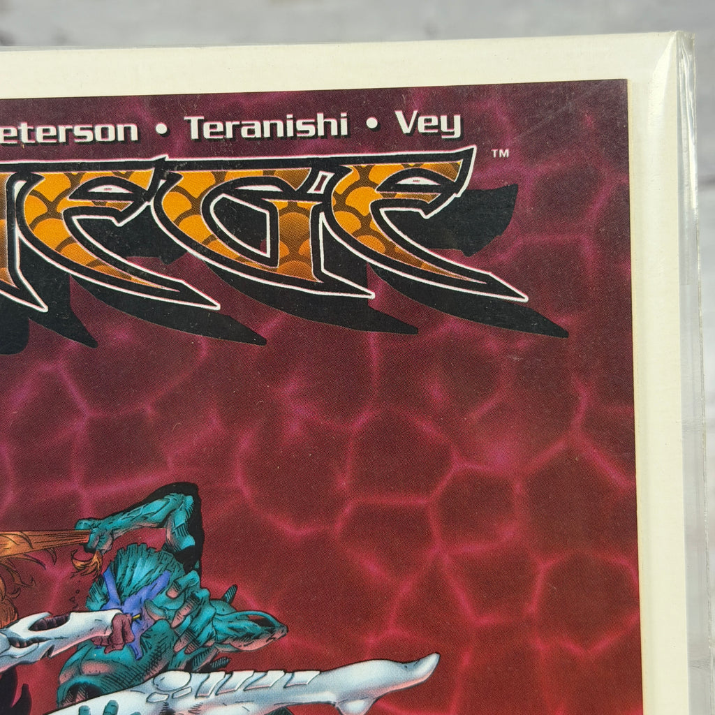 Siege #2 (1997), actual copy cover condition detail 4