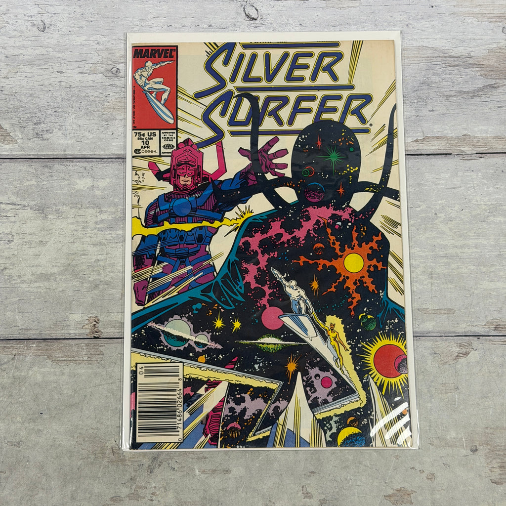 Silver Surfer #10 (1988), Newsstand, actual copy front cover