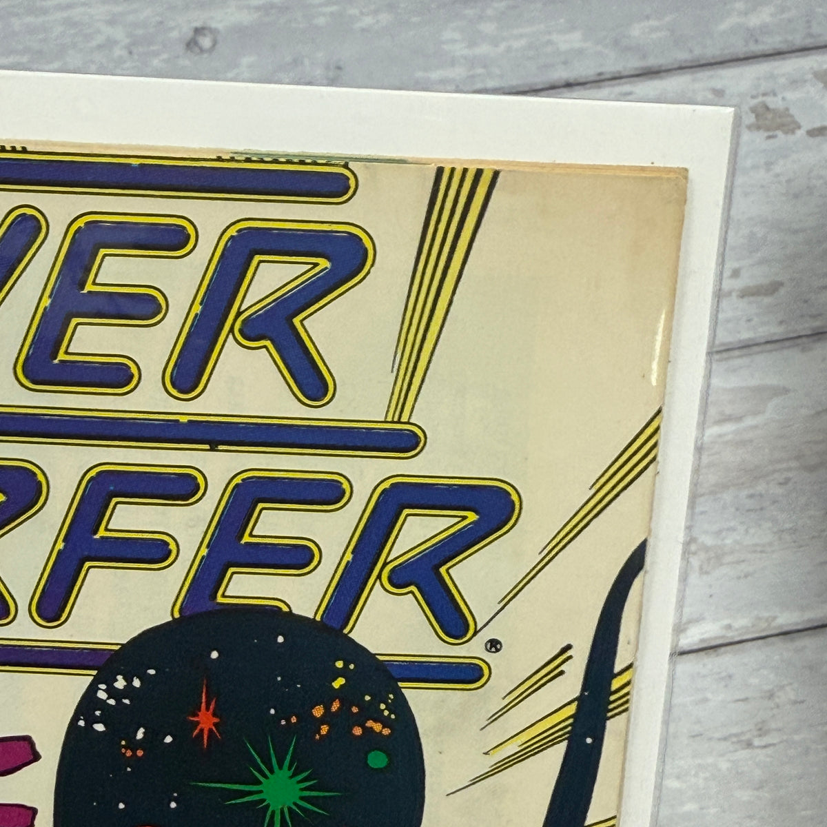 Silver Surfer #10 (1988), Newsstand, actual copy cover detail 4