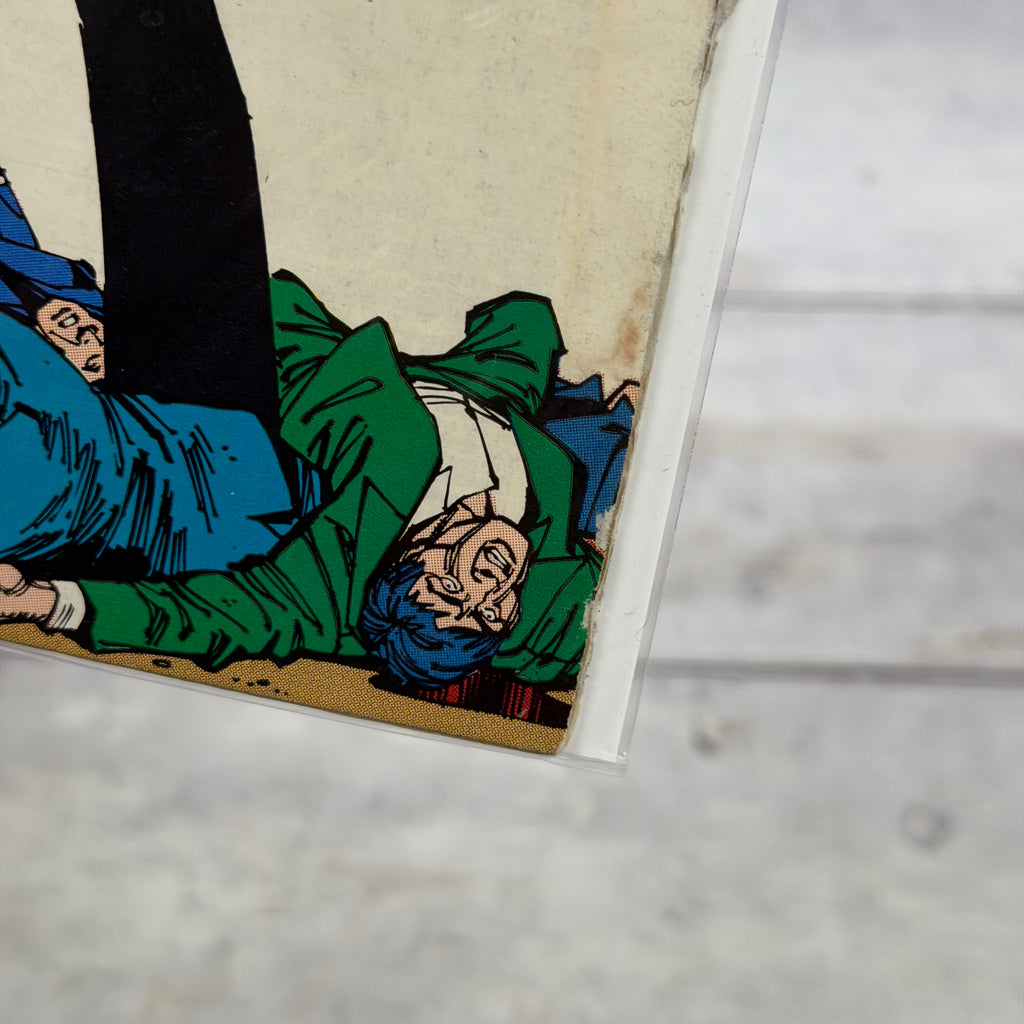 The Spectacular Spider-Man #139 (1988), Newsstand, actual copy cover detail 2