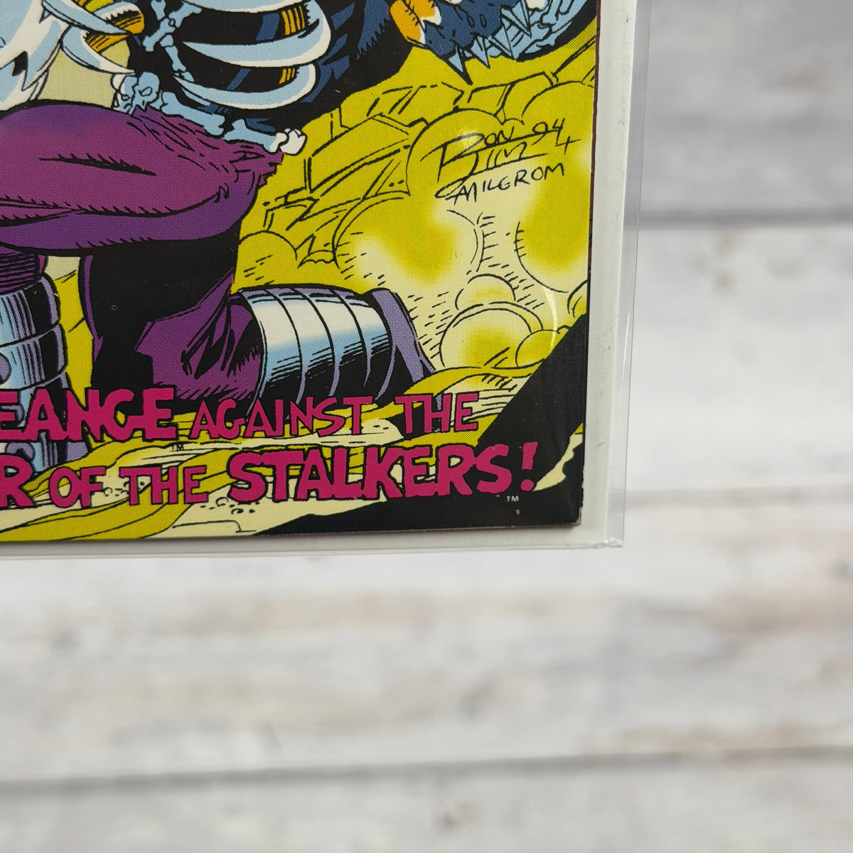 Venom: Nights of Vengeance #2 (1994), actual copy cover condition detail 1