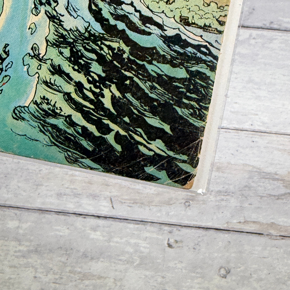 Action Comics #439 (1974) condition detail 1, actual copy